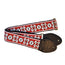 Souldier Greenwich 2" Guitar Strap, Red w/White X's on Black