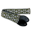 Souldier Greenwich 2" Guitar Strap, Olive Drab/White on Black