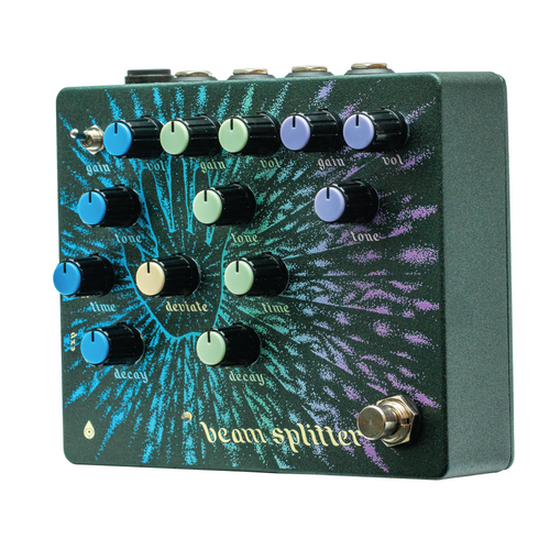 Old Blood Noise Endeavors Beam Splitter Automatic Triple Tracker Distortion Effect Pedal