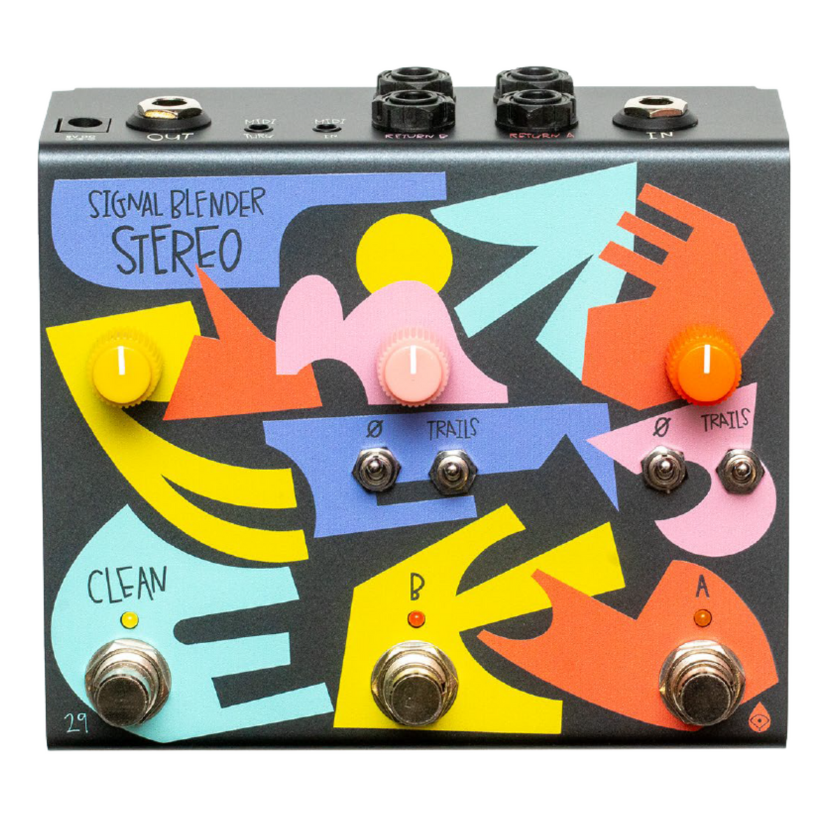 Old Blood Noise Endeavors x 29 Pedals Signal Blender Stereo Routing Pedal