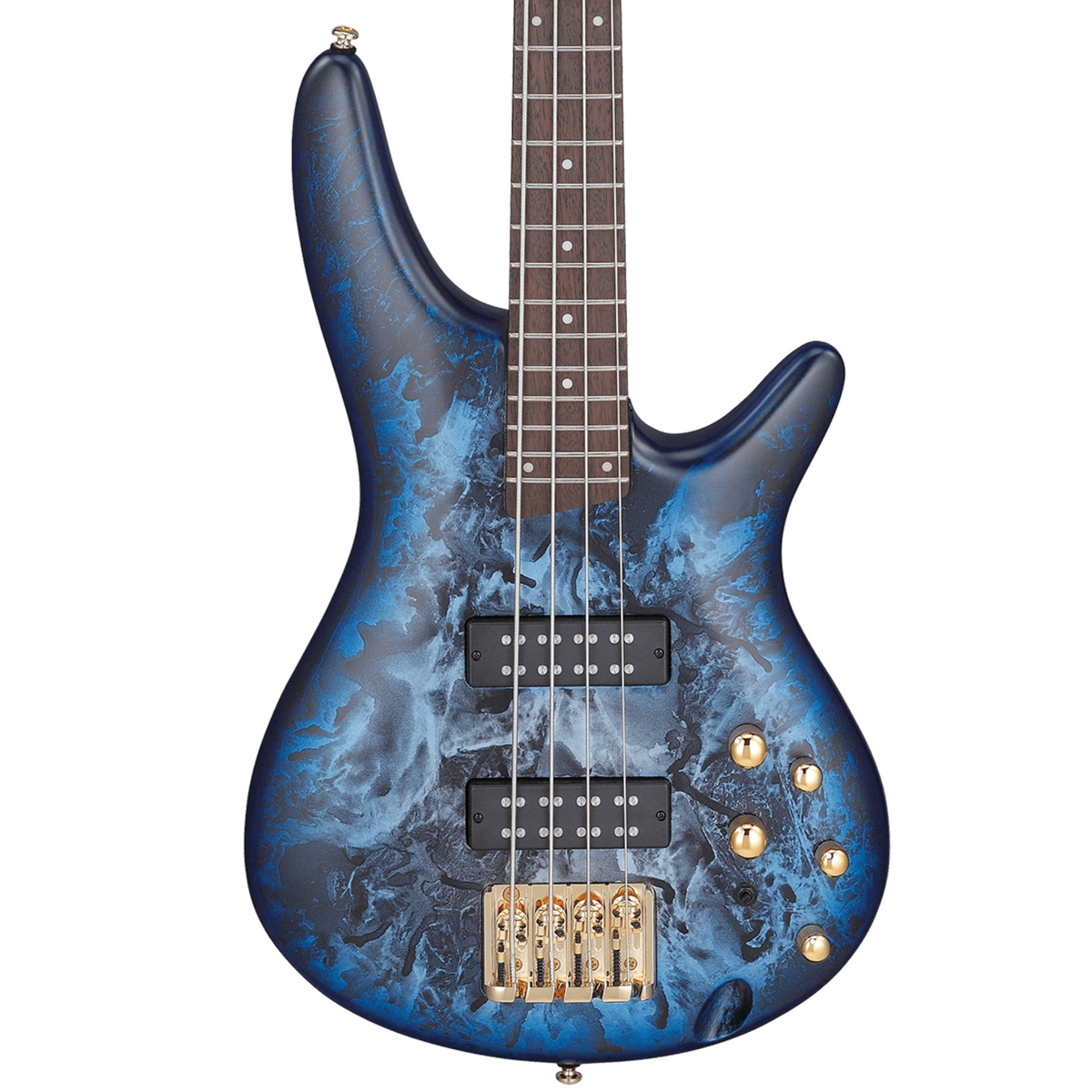 Ibanez SR Standard SR300EDX 4 String Electric Bass, Cosmic Blue Frozen Matte