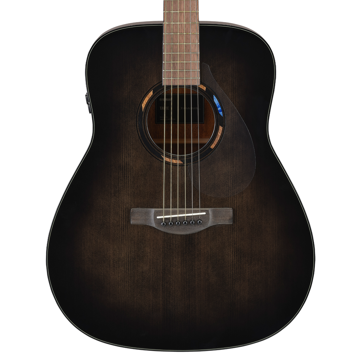 Yamaha TAG1E TransAcoustic Dreadnought Acoustic-Electric Guitar, Translucent Black