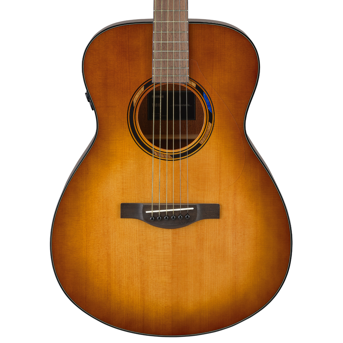 Yamaha TAS1E TransAcoustic Concert Acoustic-Electric Guitar, Sand Burst