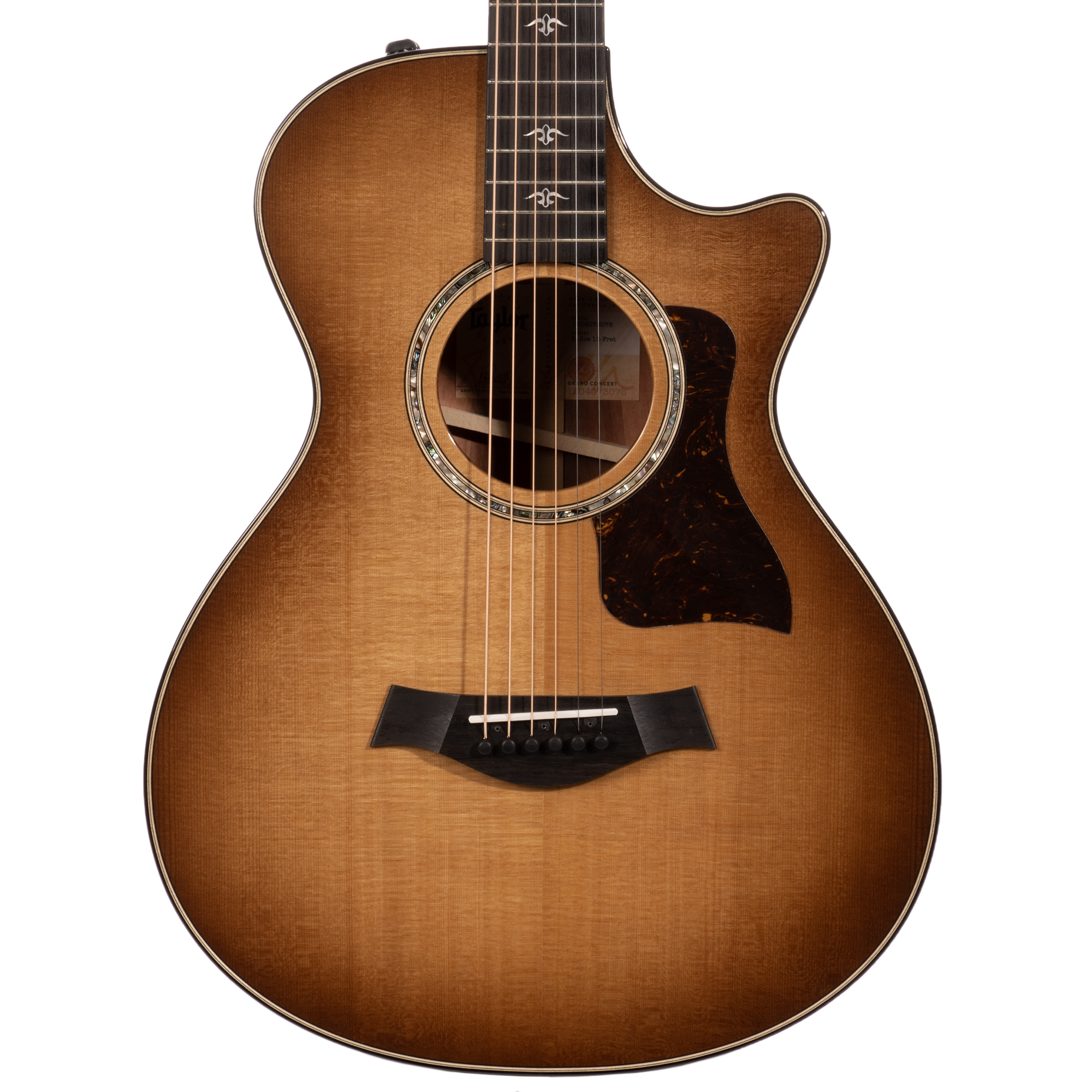 Taylor 512ce 12 Fret Grand Concert Acoustic Electric Guitar Shaded Edgeburst