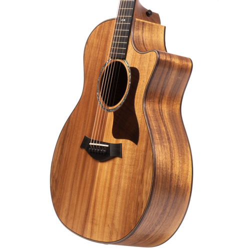 Taylor 724ce Grand Auditorium Acoustic-Electric Guitar, All Koa, Natural w/ Hardshell Case