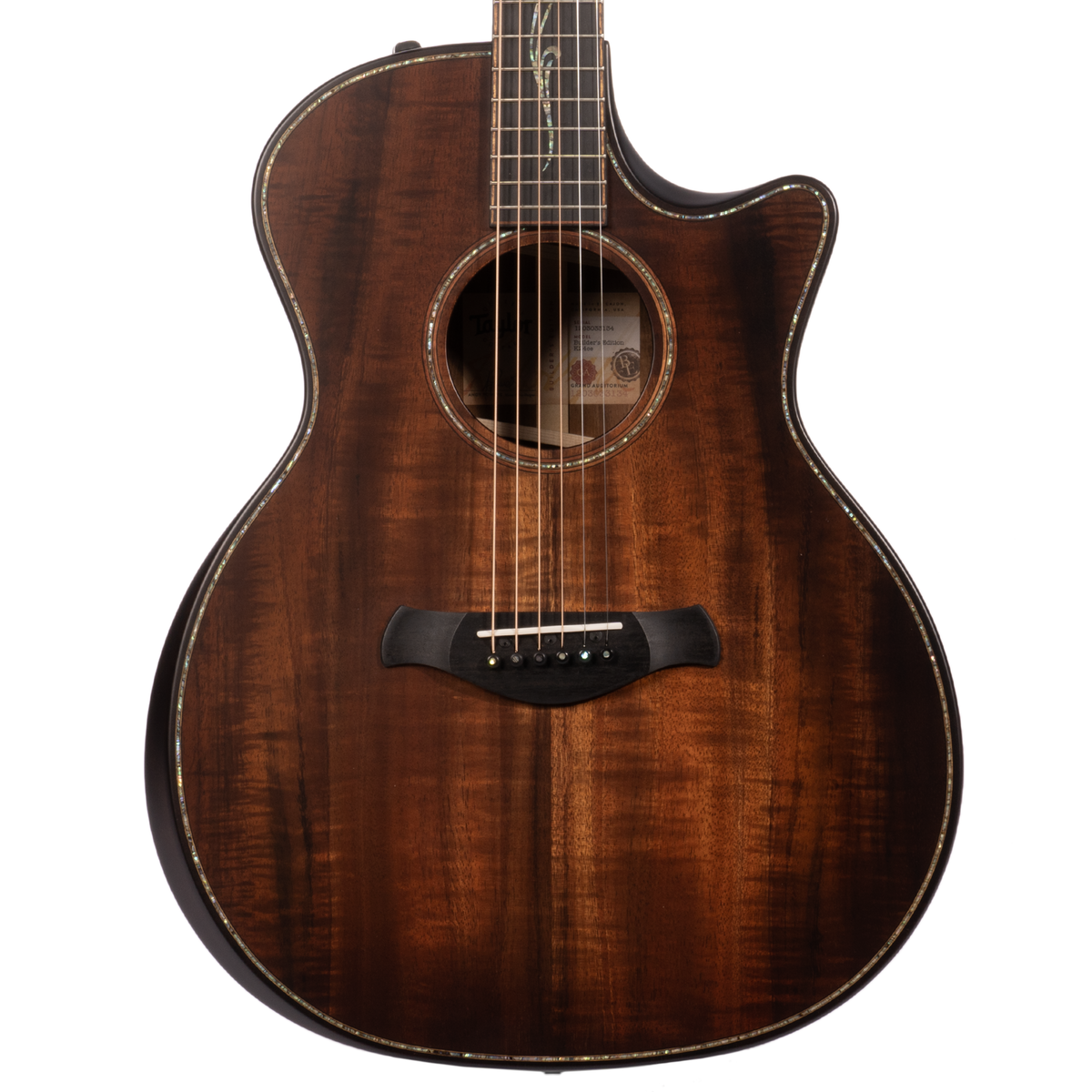 Taylor Builder's Edition K24CE Grand Auditorium Kona Burst V Class Bracing