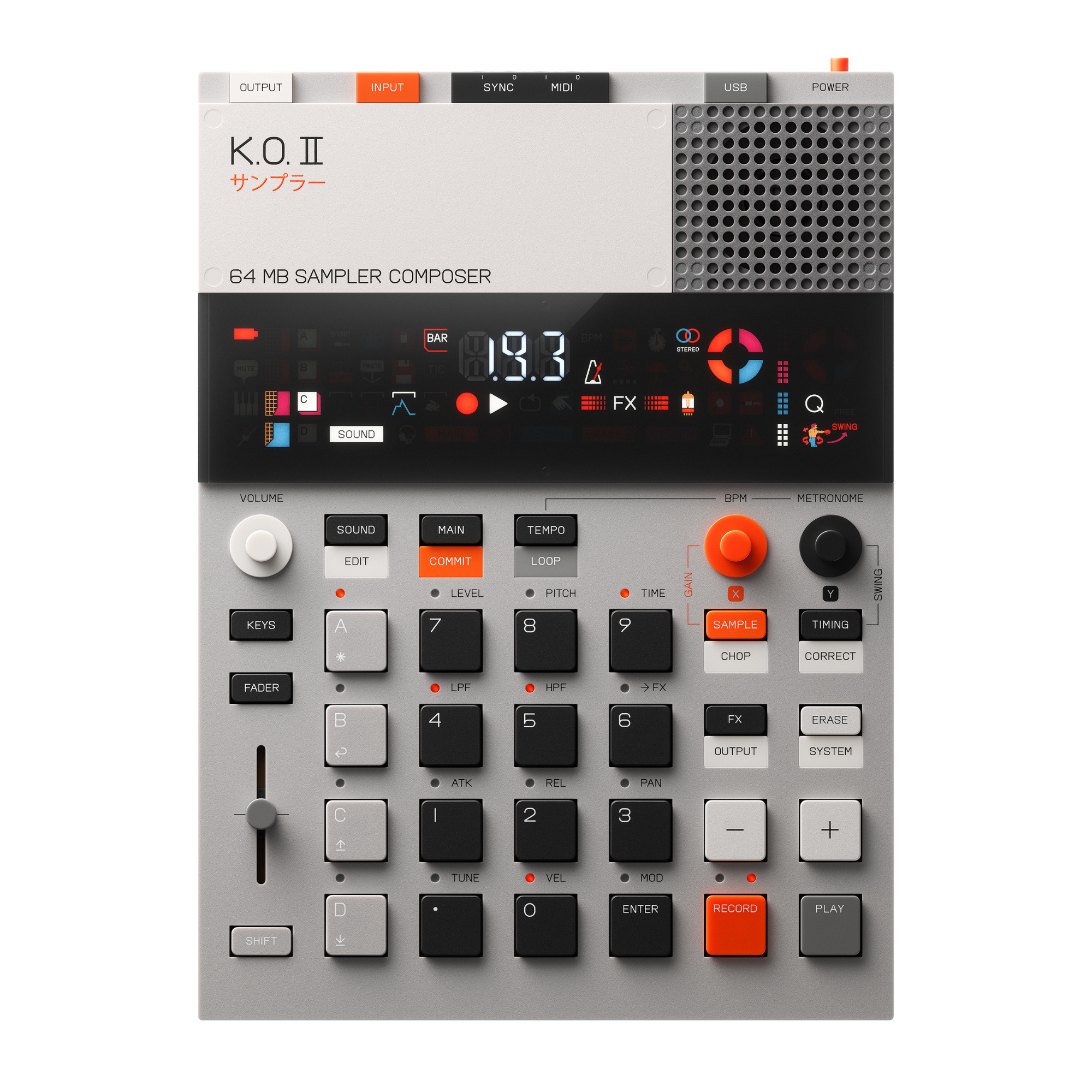 Teenage Engineering EP–133 K.O. II 64 MB Sampler Composer Teenage Engineering EP–133 K.O. II 64 MB Sampler Composer