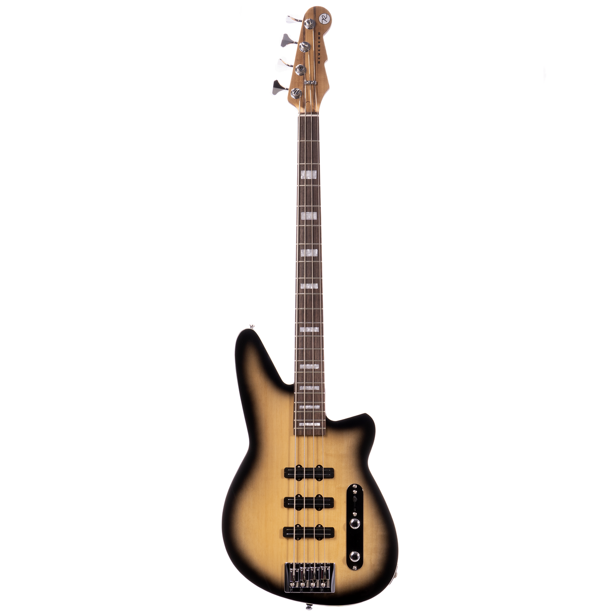 Reverend Triad Bass Guitar, Rosewood Fingerboard, Korina Burst