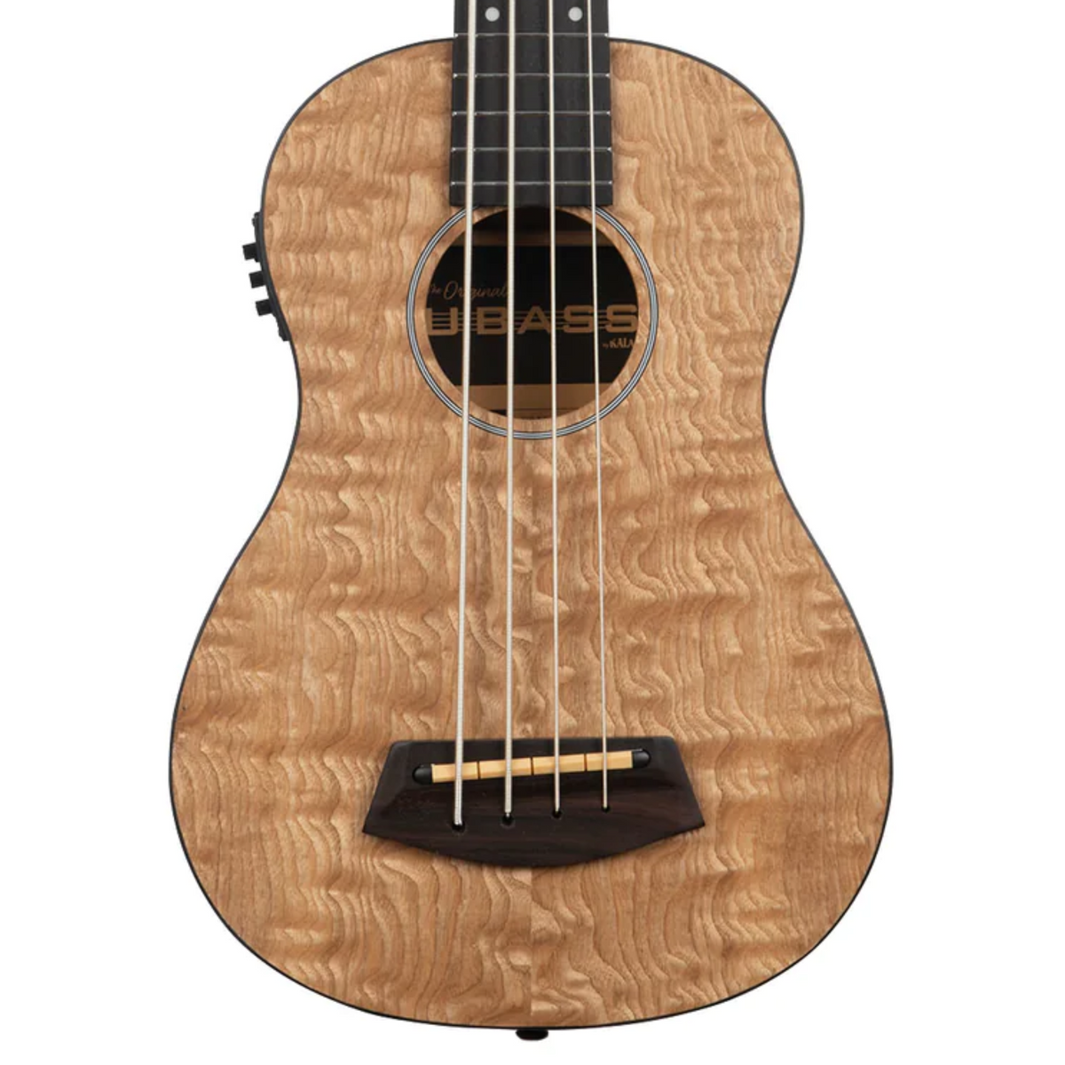 Kala Quilted Ash Acoustic-Electric Fretted U-BASS Ukulele