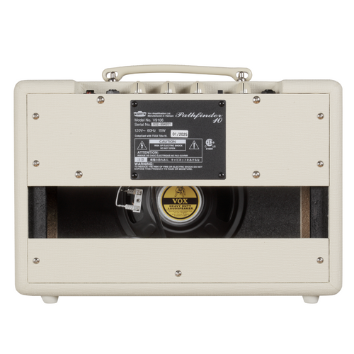 Vox Pathfinder 10 Solid State Combo Guitar Amplifier, Limited Edition Cream/Brown