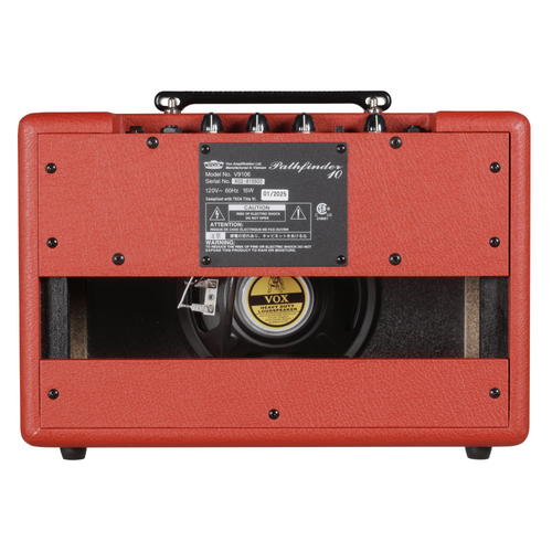 Vox Pathfinder 10 Solid State Combo Guitar Amplifier, Limited Edition Deep Red