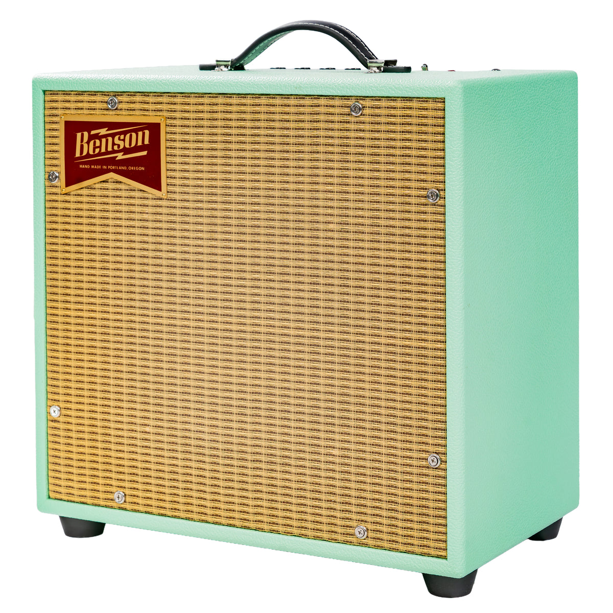 Benson Amps Vinny Reverb 1 x 10" Guitar Combo Amplifier, Surf Green/Wheat