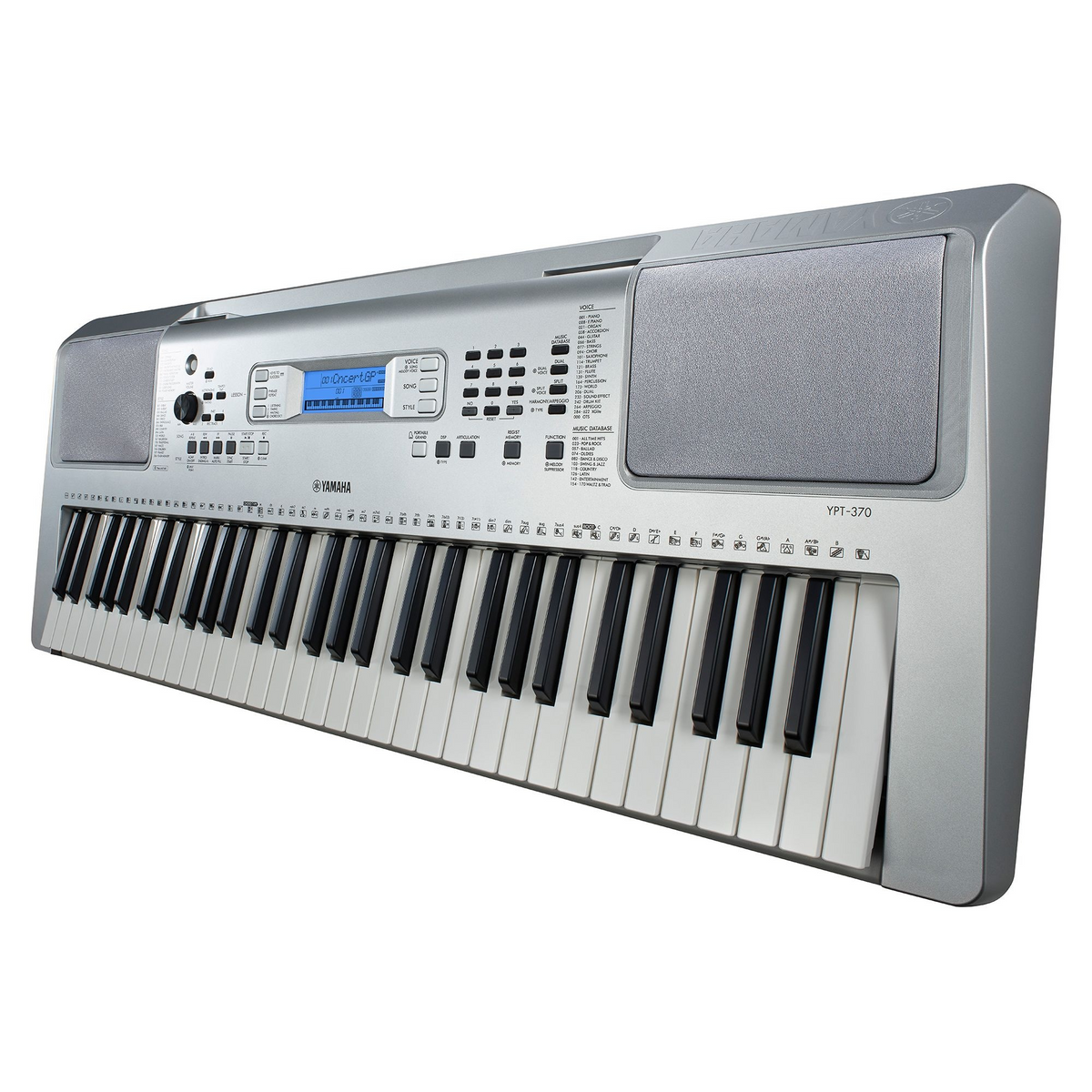 Yamaha YPT-270 61-Key Mid-Level Portable Keyboard w/Adapter