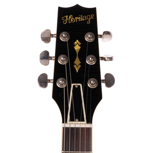 Heritage Custom Shop Core Collection H-150 Plain Top Artisan Aged Electric Guitar, Antique Pelham Blue