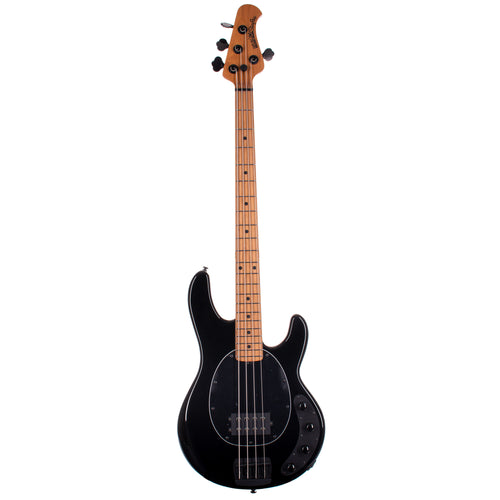 Music Man Stingray Special Bass Guitar, Roasted Maple Neck/Fingerboard, Black w/ Mono Bag
