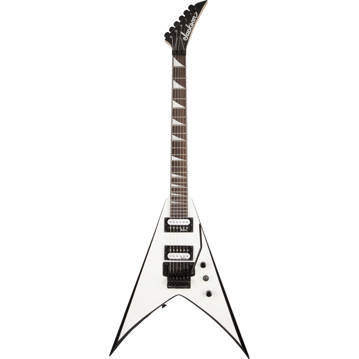 Jackson JS32 King V - White With Black Bevel