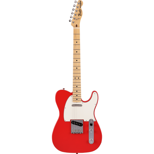 Fender Made In Japan Limited International Color Telecaster Electric Guitar, Maple, Morocco Red