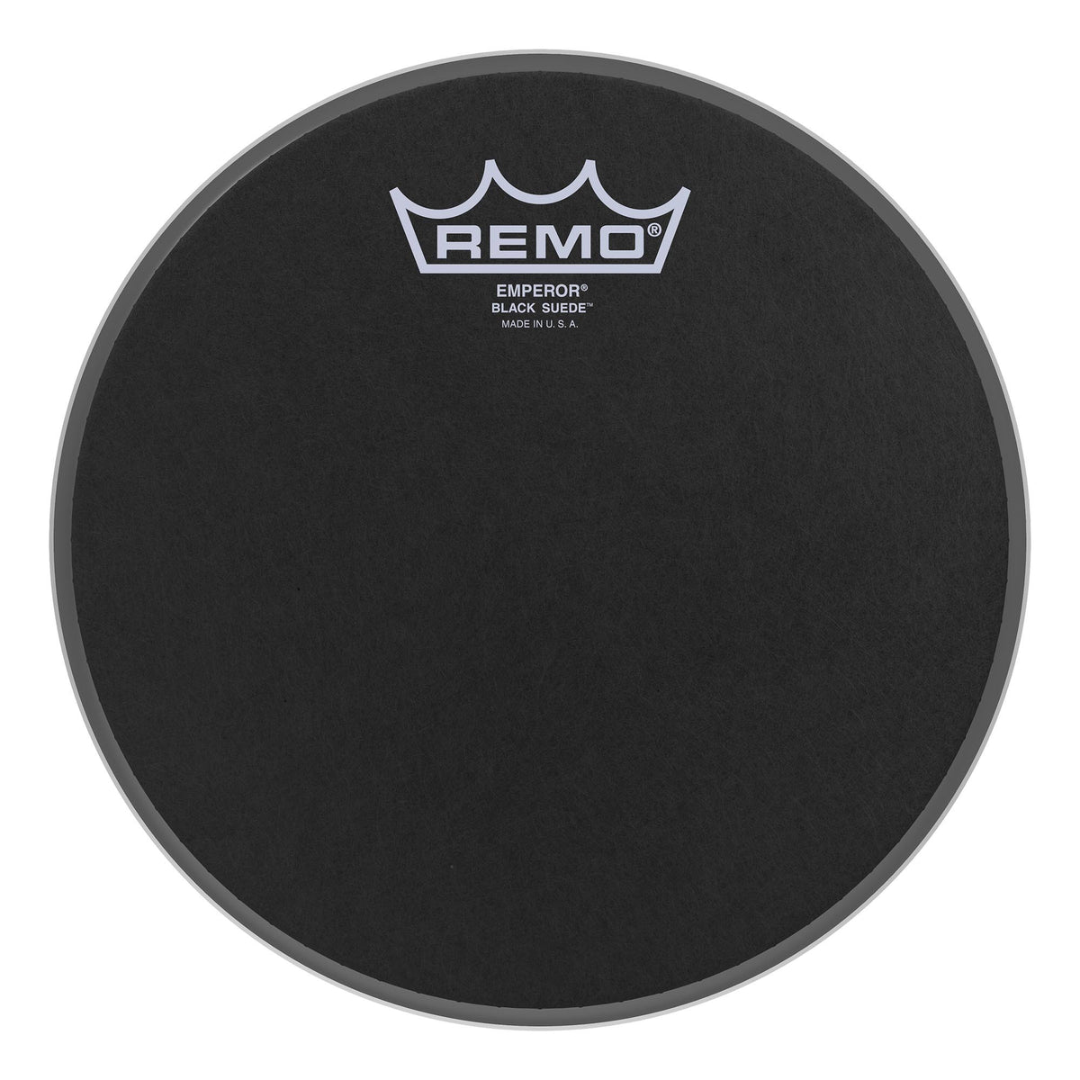 Remo 8" Black Suede Emperor Head