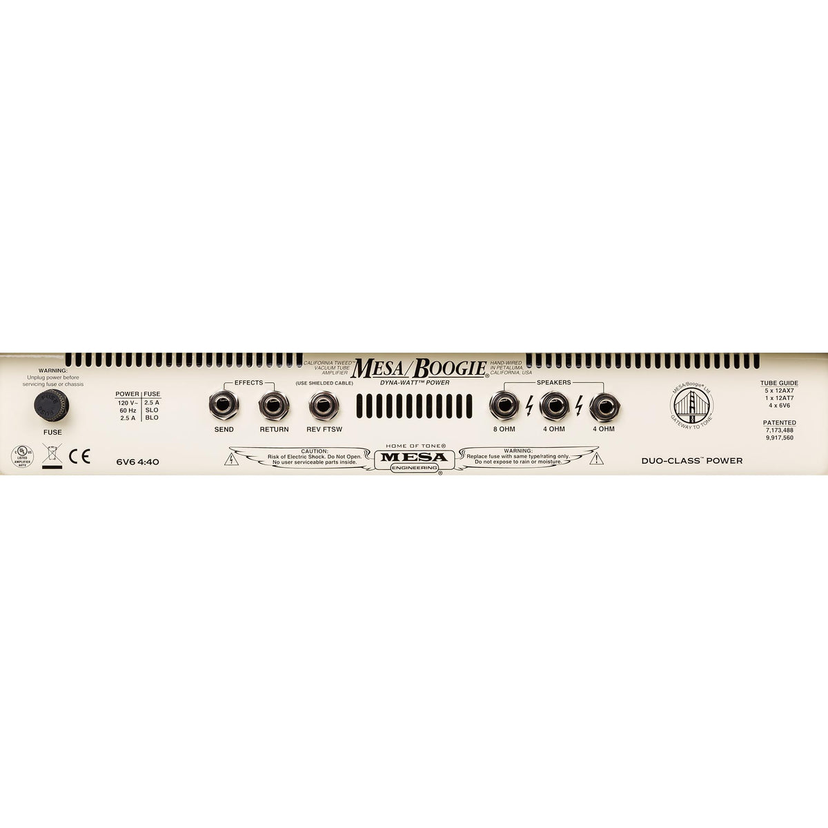 Mesa Boogie California Tweed 6V6 4:40 1x12" Combo, Cream Bronco