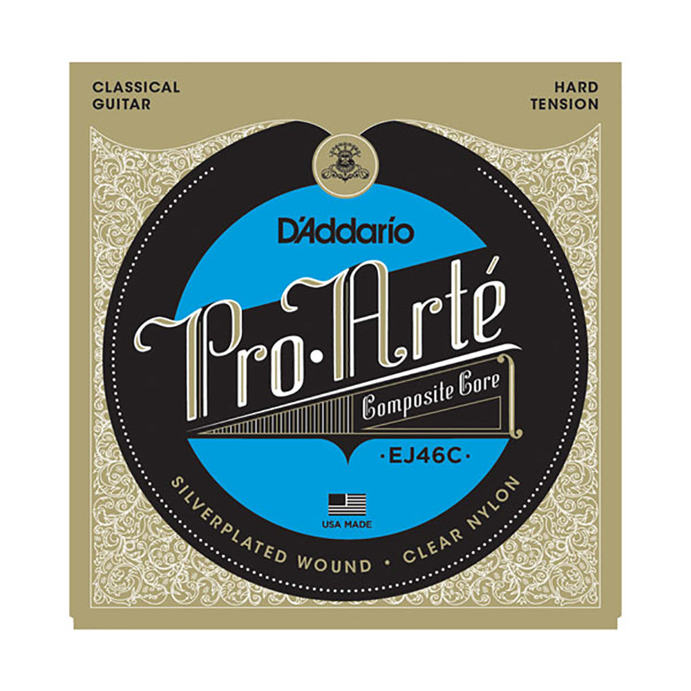 D'Addario Pro-Arte Clear Nylon/Silver Comp Hard Tension