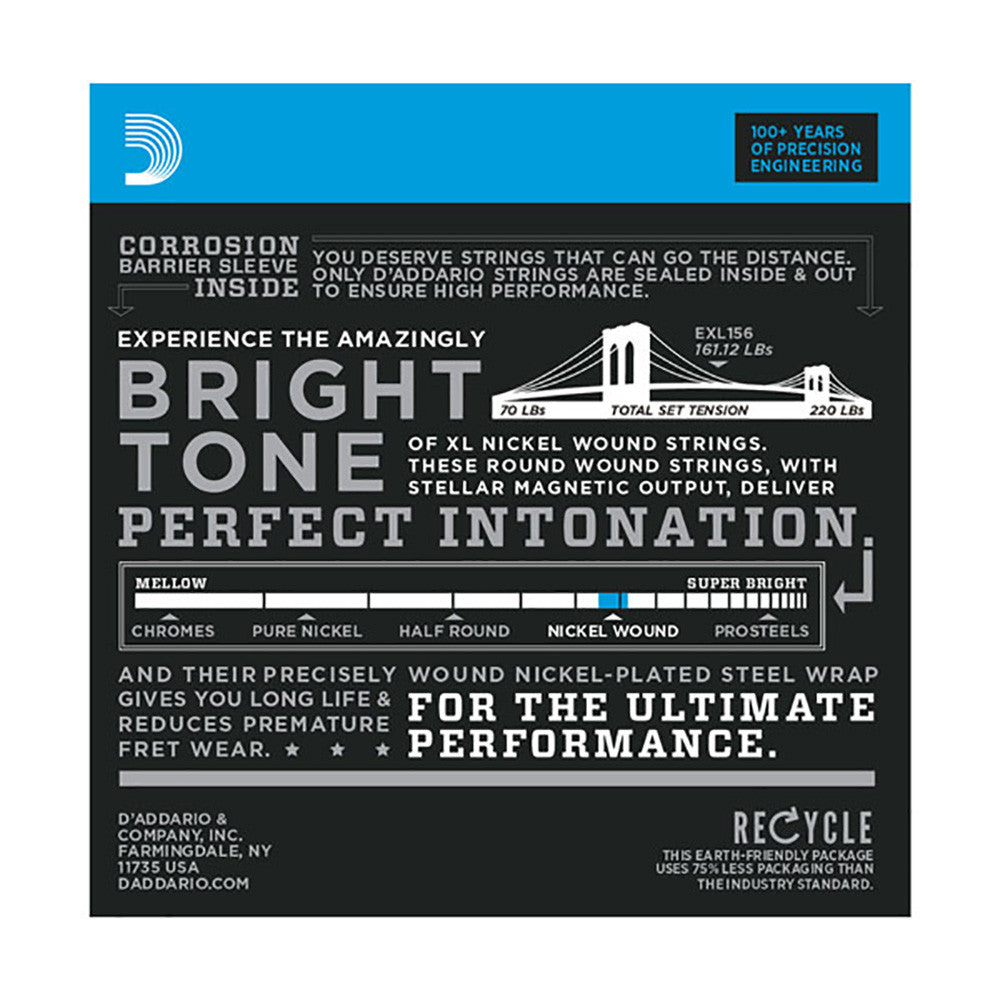 D'Addario Strings For A Fender VI Bass