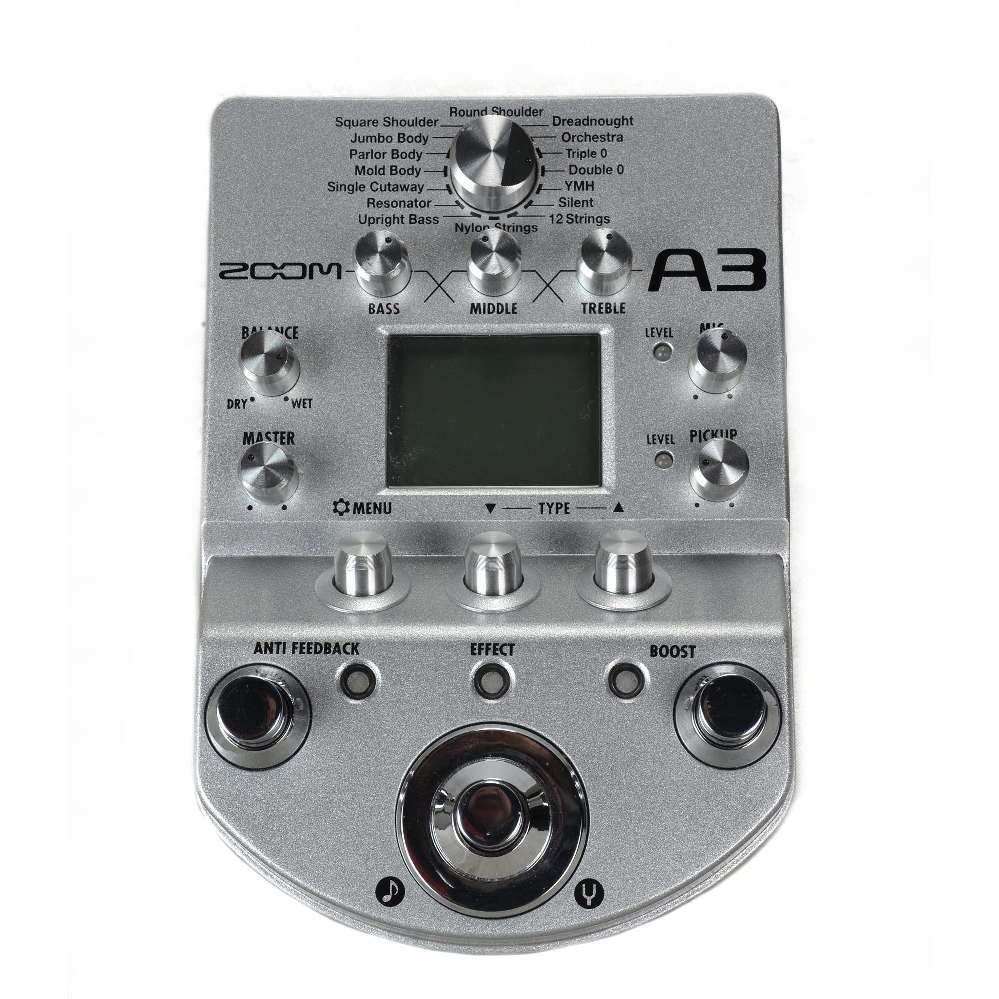 zoom a3 acoustic pedal Zoom A3 Acoustic Preamp And Effects