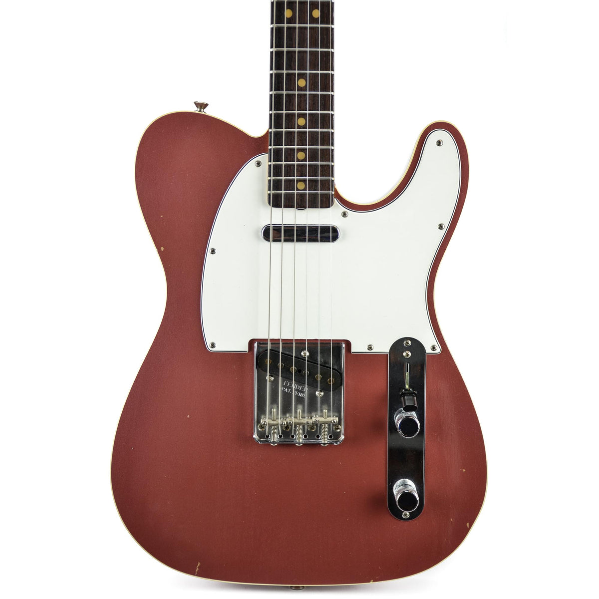 Fender Custom Shop 1963 Journeyman Relic Telecaster Custom - 2017 NAMM - Burgundy Mist Metallic