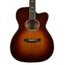 Used Martin Custom Shop 0000 Size 14 Fret Venetian Cutaway Ambertone Top