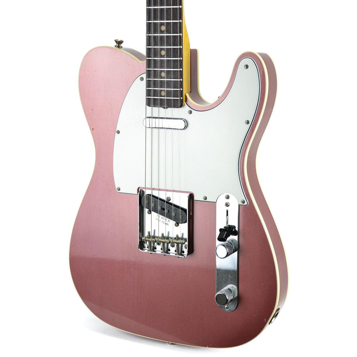 Fender Custom Shop 1963 Journeyman Relic Telecaster Custom - 2017 NAMM - Burgundy Mist Metallic