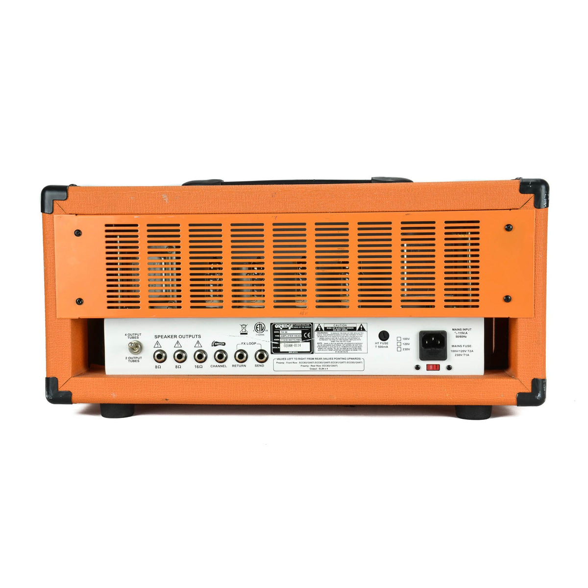 Orange TH30 Twin Channel Tube Head With Footswitch - Used