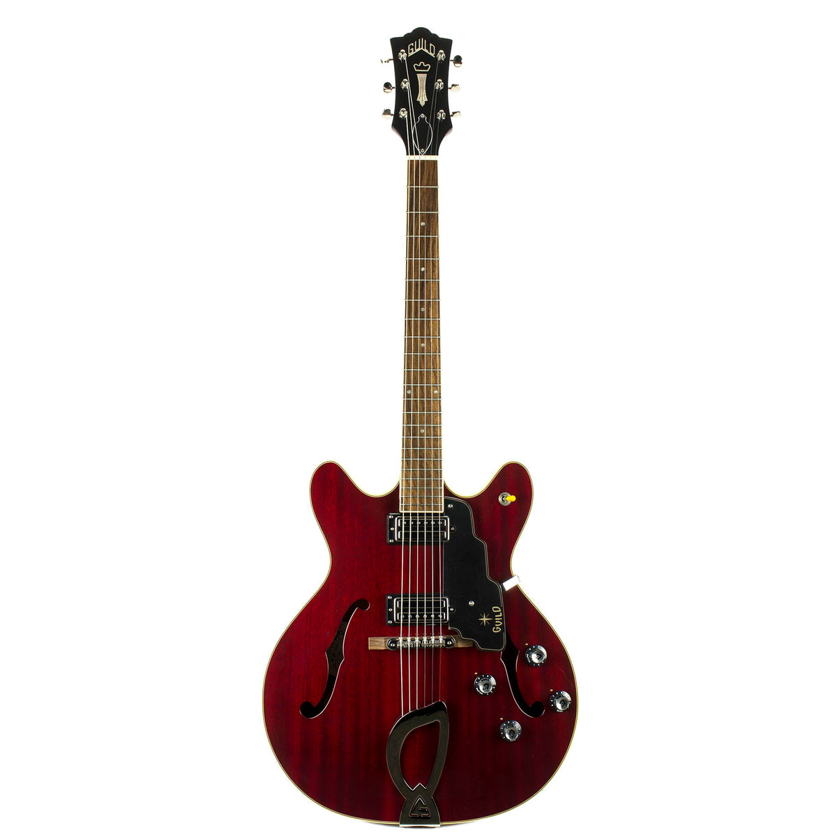 Guild Newark Street Starfire IV Electric - Cherry Red - With Case - Used