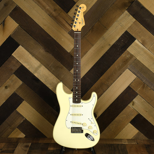 Fender American Standard Strat Olympic White With OHSC - Used