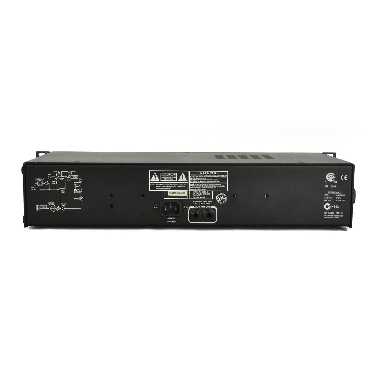 Gallien Krueger 400RB III Head - Used