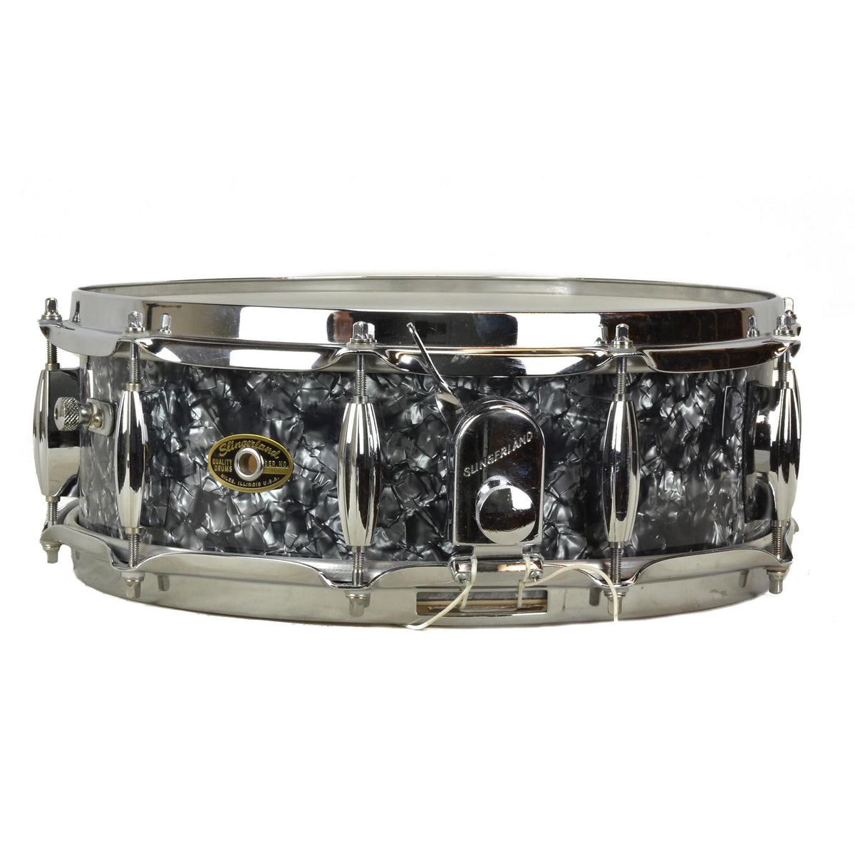 Lawton Drums Custom Built 5" X 14" Snare - Black Diamond Pearl - Used