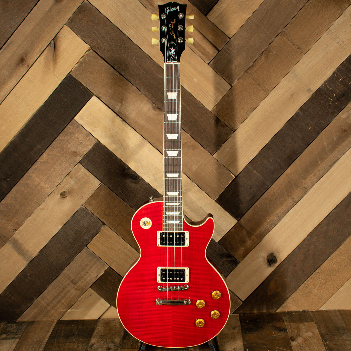 Gibson Custom 2022 Slash Signature Les Paul Standard Translucent Cherry Limited 4 Album Edition With OHC - Used