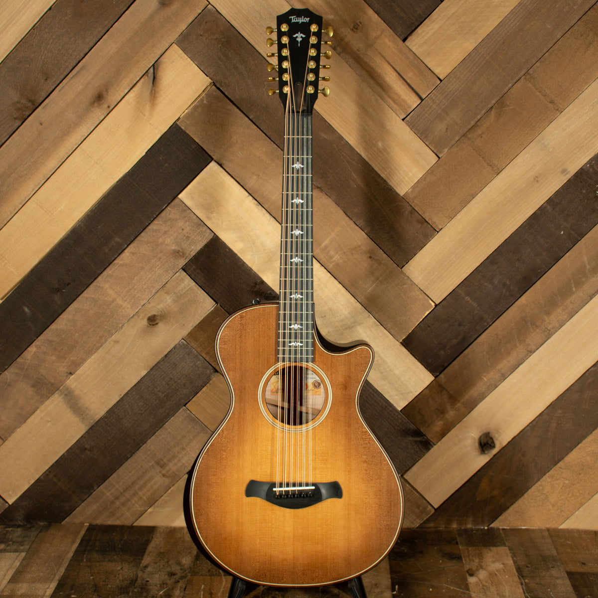 Taylor 2021 Builder's Edition 652ce Grand Concert 12 Fret, 12 String Wild Honey Burst With OHC - Used