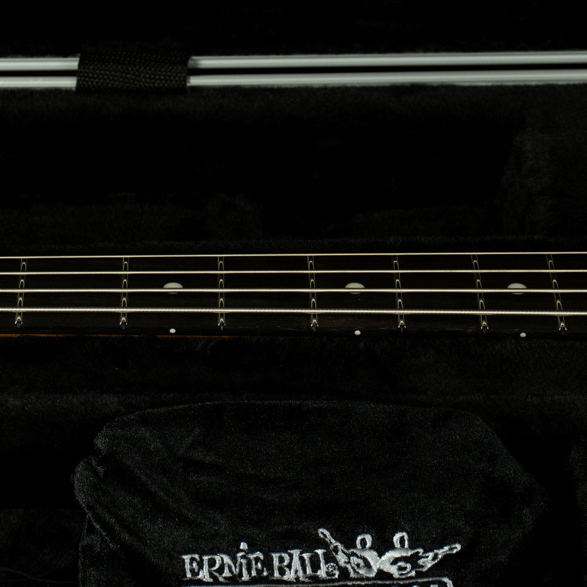 Music Man 2021 DarkRay Bass Guitar Obsidian Black With OHC - Used