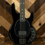Music Man 2021 DarkRay Bass Guitar Obsidian Black With OHC - Used