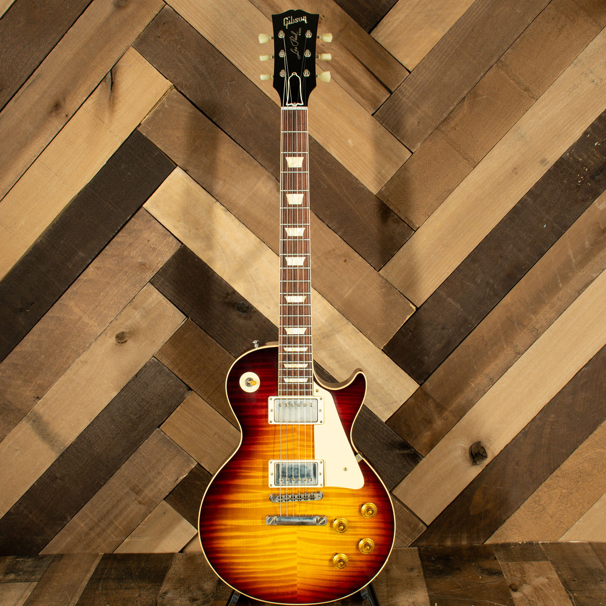 Gibson Custom 2019 60th Anniversary '59 Les Paul Electric Guitar, Deep Cherry Sunburst With OHC - Used