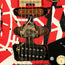 EVH 2019 Striped Series Frankie Electric Guitar, Red White & Black Stripes Relic With Gigbag - Used