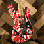EVH 2019 Striped Series Frankie Electric Guitar, Red White & Black Stripes Relic With Gigbag - Used