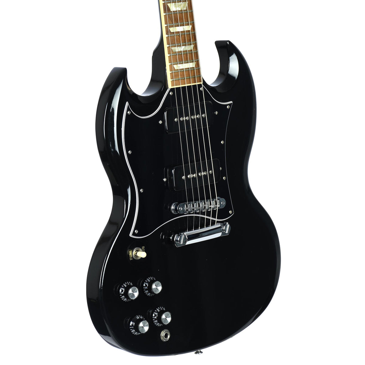 Gibson 2012 Lefty SG Standard P90 Ebony With Ohsc - Used