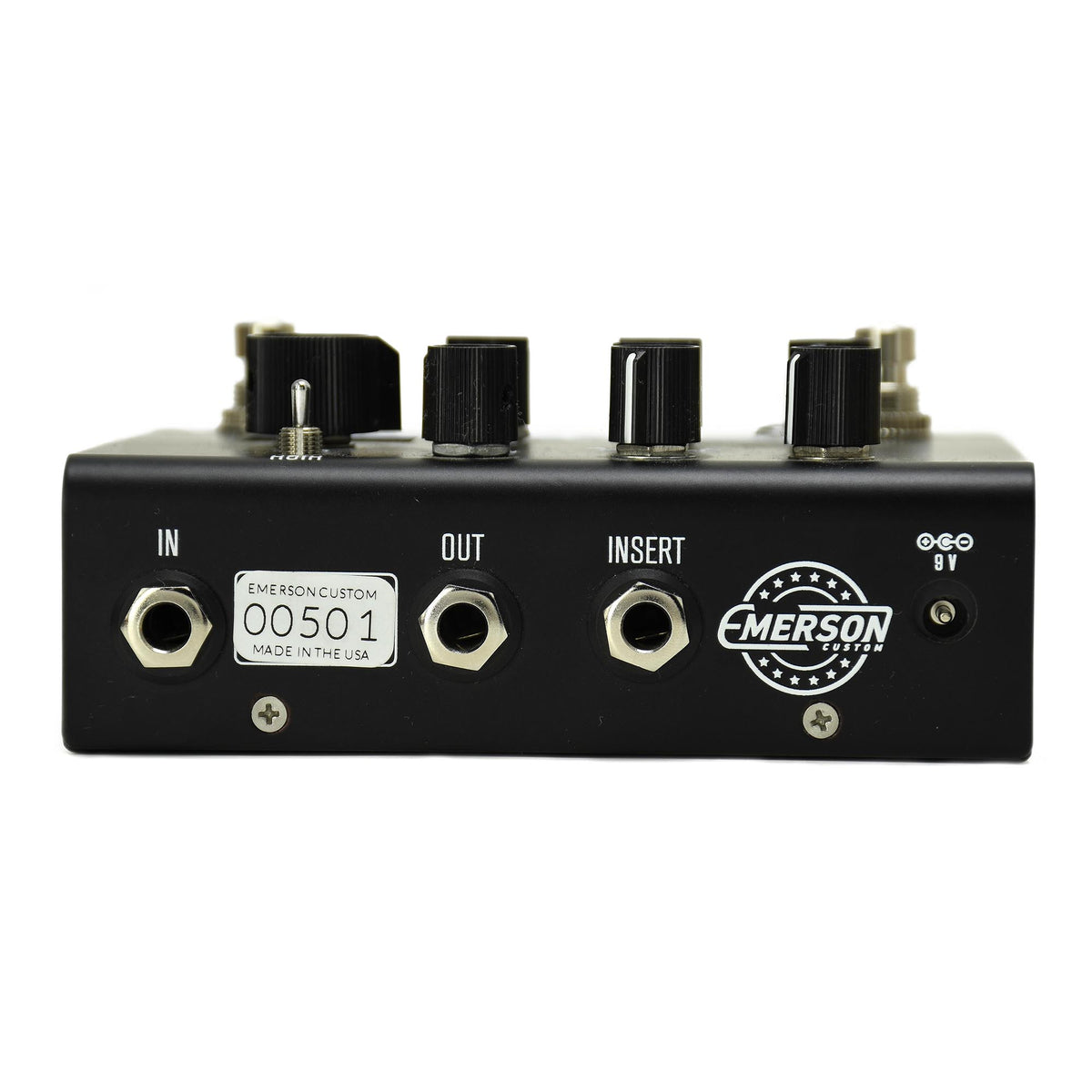 Emerson Custom Pomeroy Boost, Overdrive & Distortion Pedal, Black - Used