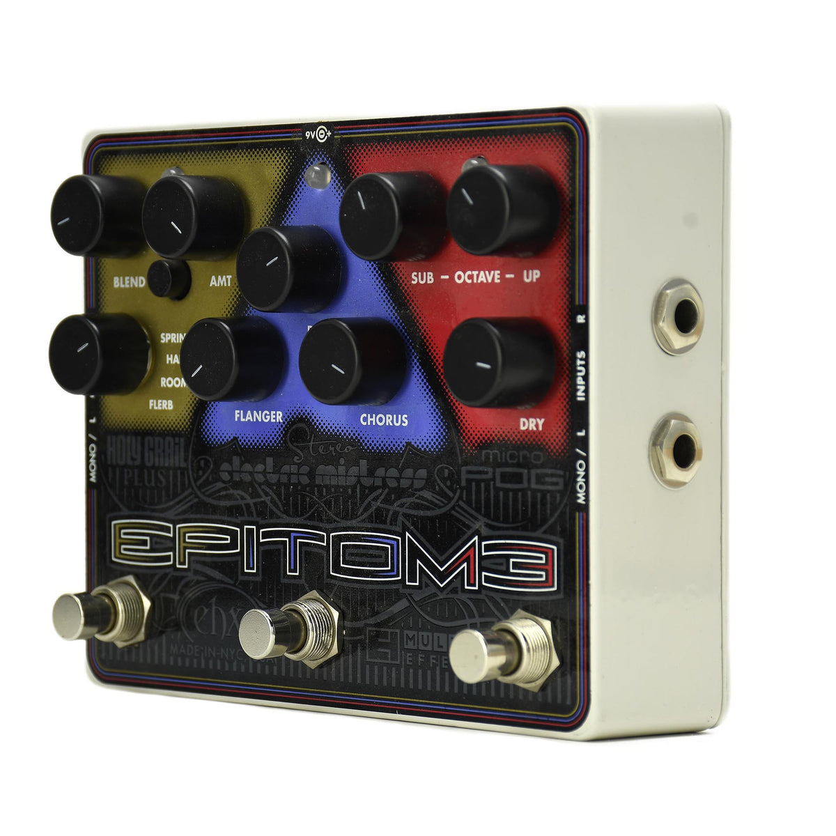 Electro Harmonix Multi-Effects Pedal: Micro Pog, Stereo Electric Mistress, Holy Grail Plus - Used