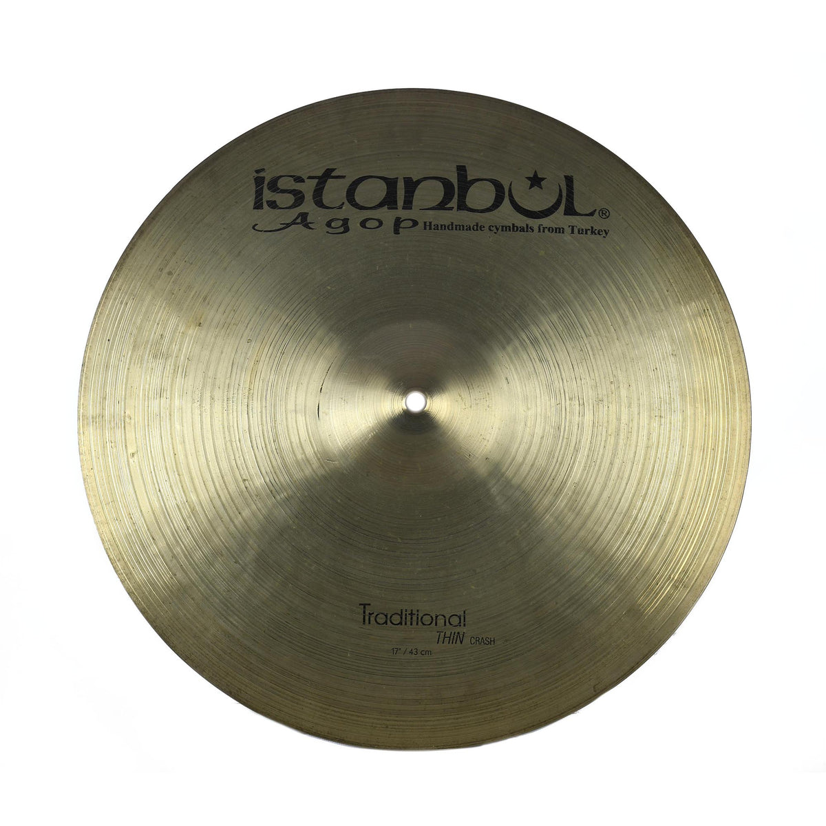 Istanbul 17" Agop Traditional Thin Crash - Used
