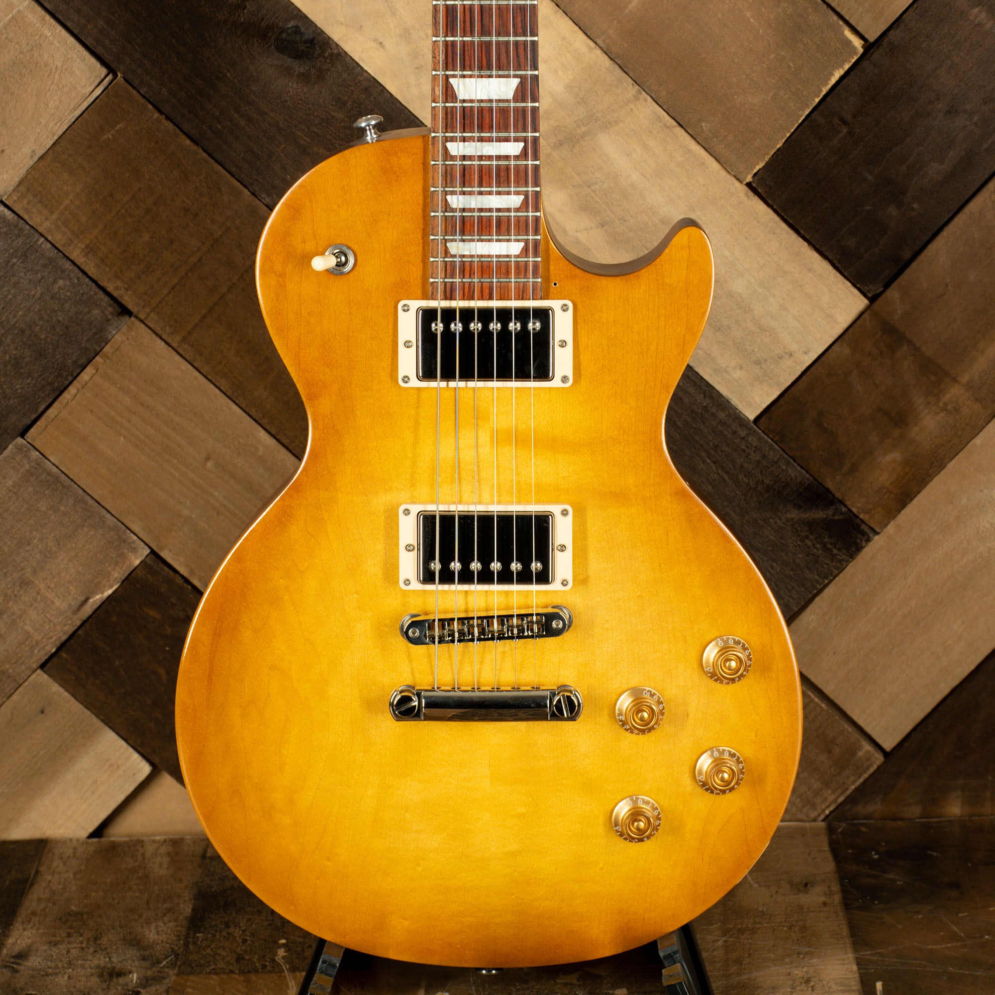 Gibson 2021 Les Paul Tribute Electric Guitar, Honey Burst With OGB - U