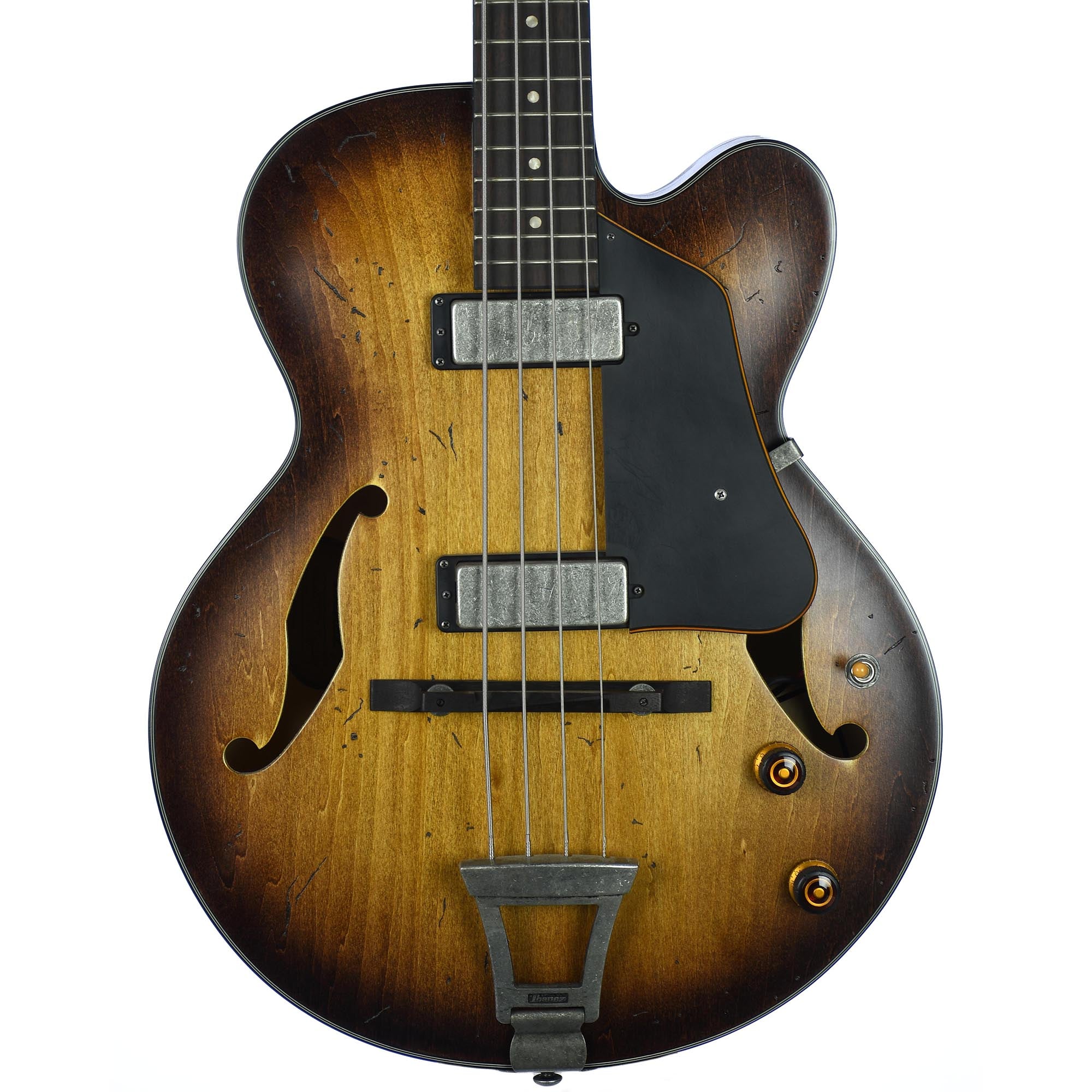 ibanez tobacco burst FRH20SMNTCL Acoustic Electric Guitar further expanding the tonal capabilities of this beauty Ibanez Artcore Vintage 4-String Bass,