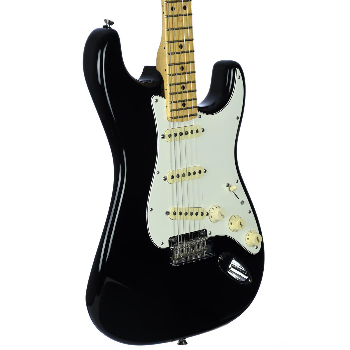Fender 2016 American Standard Stratocaster, Maple Fingerboard, Black - Used