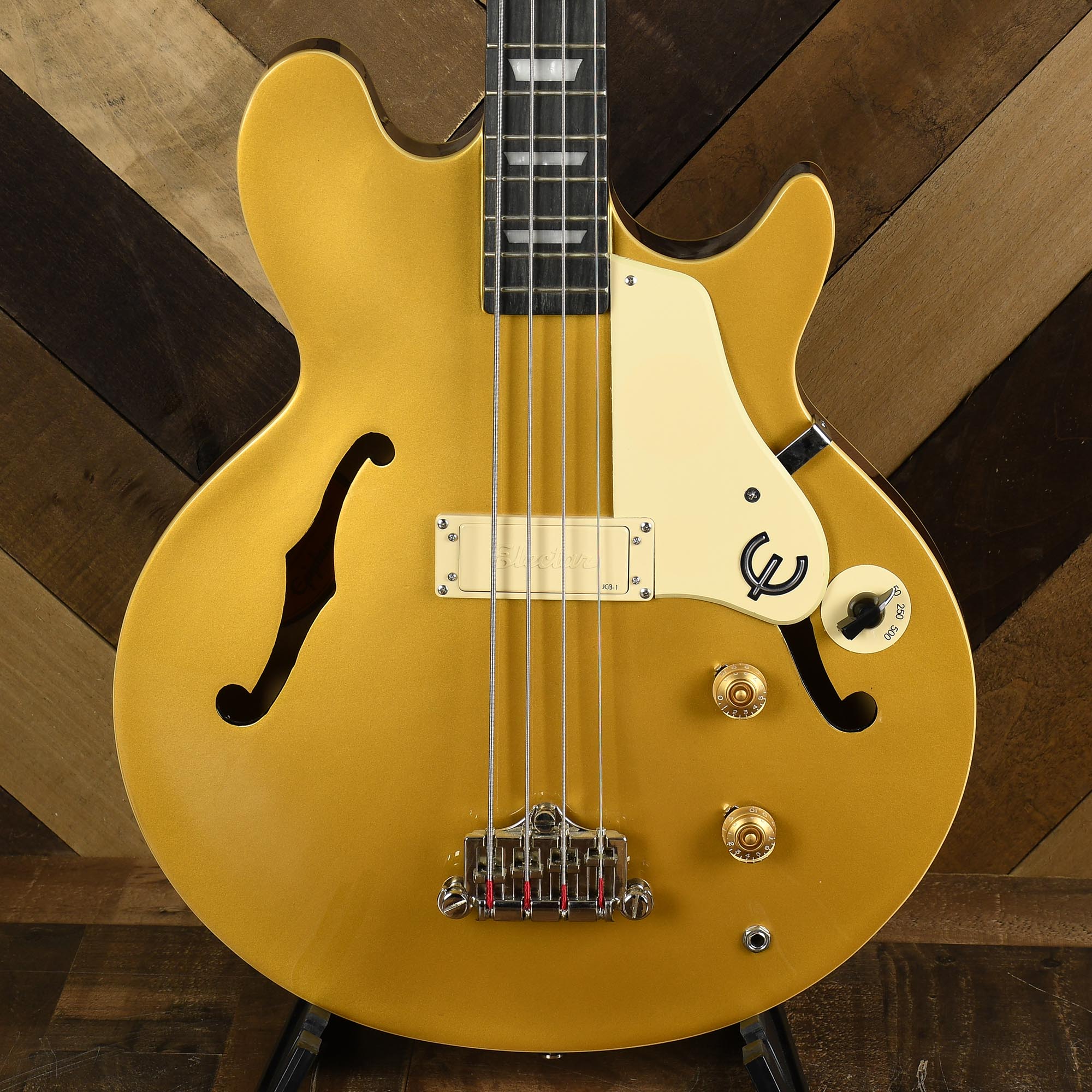 Epiphone Jack Casady Bass Metallic Gold - Used – Russo Music