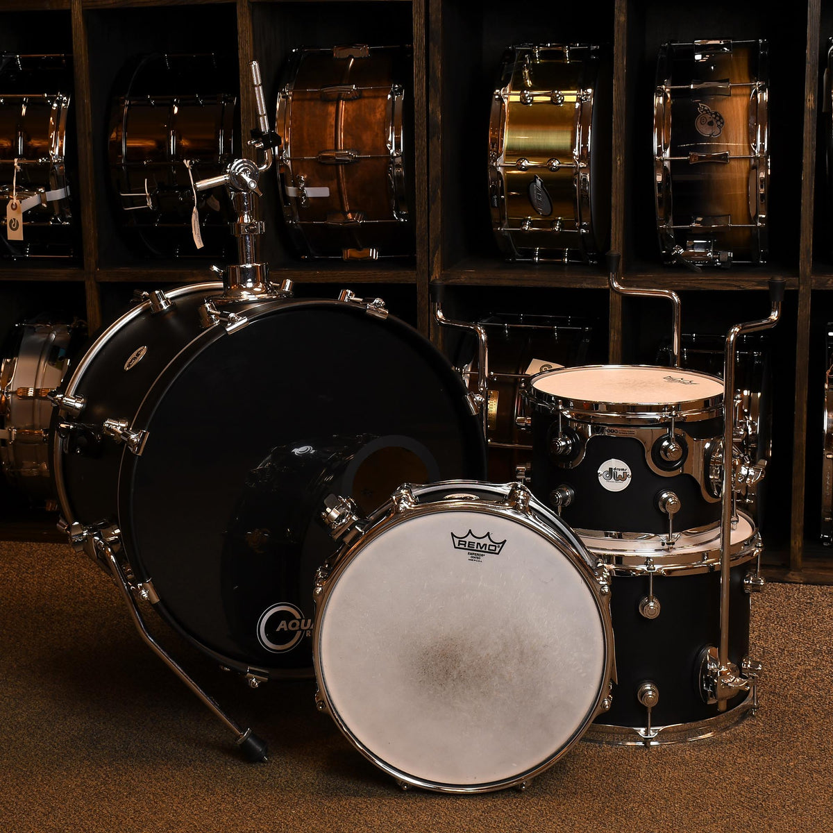 Drum Workshop 4 Piece Design Series - Satin Black - Used